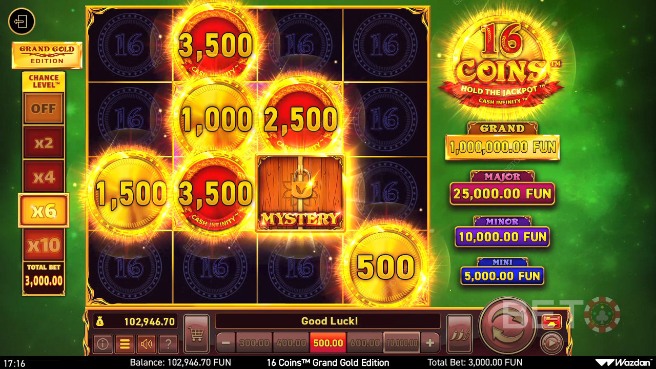 16 Coins Grand Gold Edition फ्री खेलें