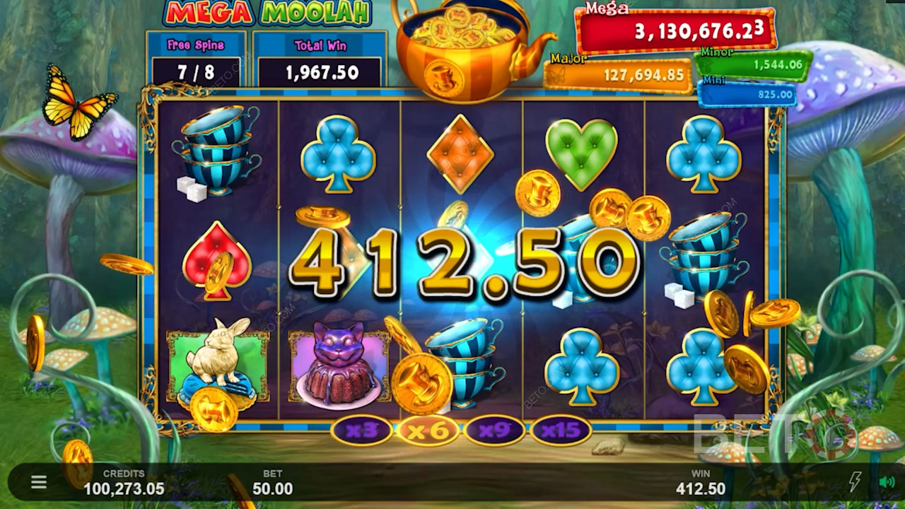 Absolootly Mad: Mega Moolah  फ्री खेलें