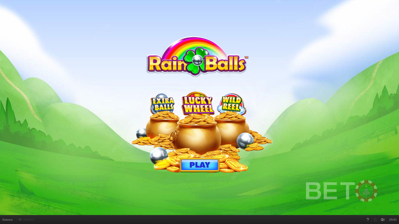 Rain Balls की शुरुआत में सुनहरे कड़ाहे