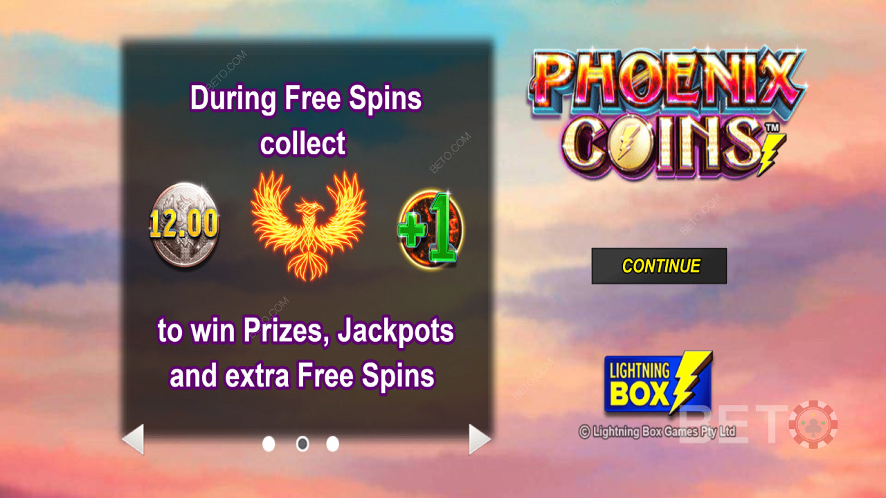 Phoenix Coins की प्रारंभिक स्क्रीन