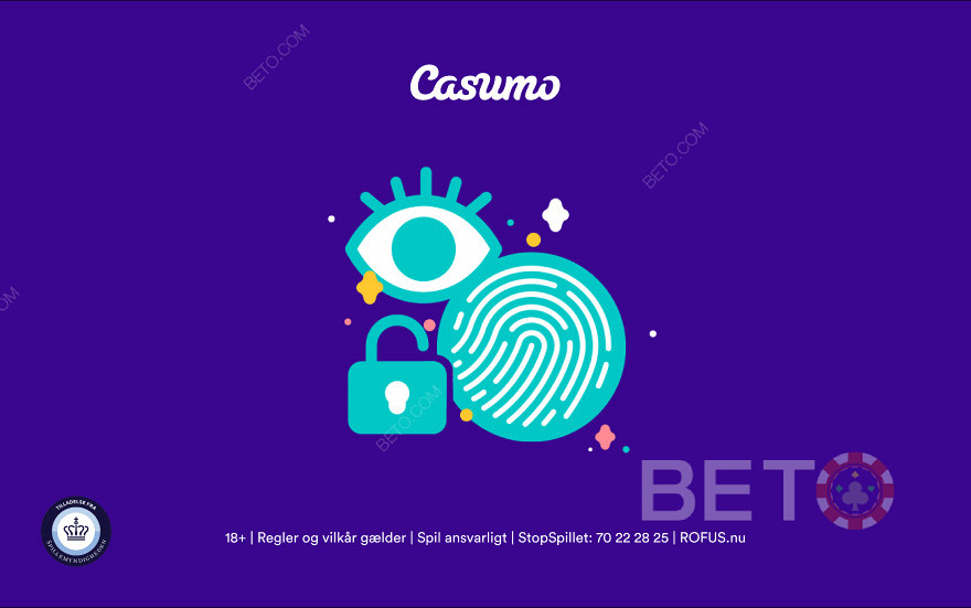 Casumo प्ले ओके - सुरक्षित और संरक्षित रूप से खेलें।