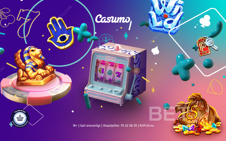 Casumo 450 से अधिक विभिन्न ऑनलाइन गेम हैं