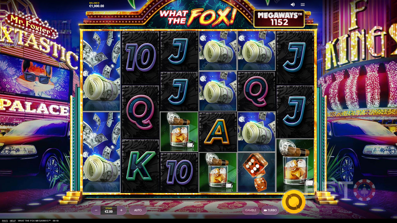 What The Fox Megaways के उज्ज्वल प्रतीक