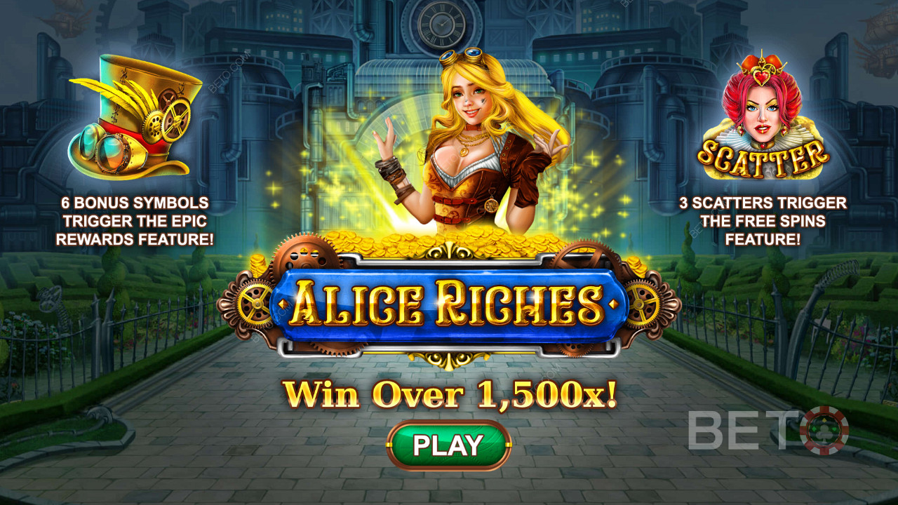 Alice Riches की आरटीपी 96.23 है, जो काफी अच्छी है