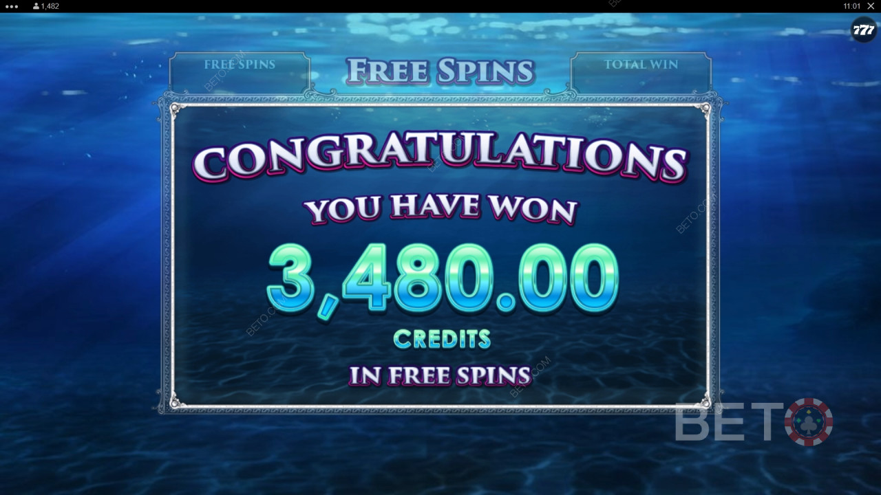 एरियाना स्लॉट में अपनी शर्त का 240 गुना जीतें!