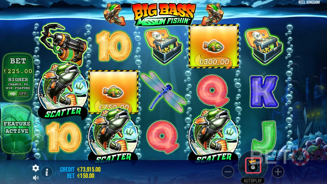 Big Bass Mission Fishin' फ्री खेलें