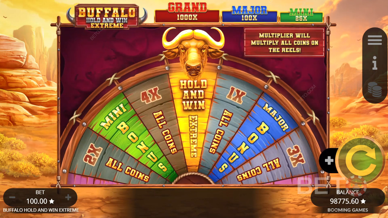 Buffalo Hold and Win Extreme फ्री खेलें