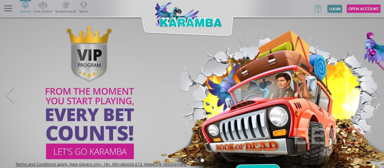 Karamba में वीआईपी सदस्य बनें