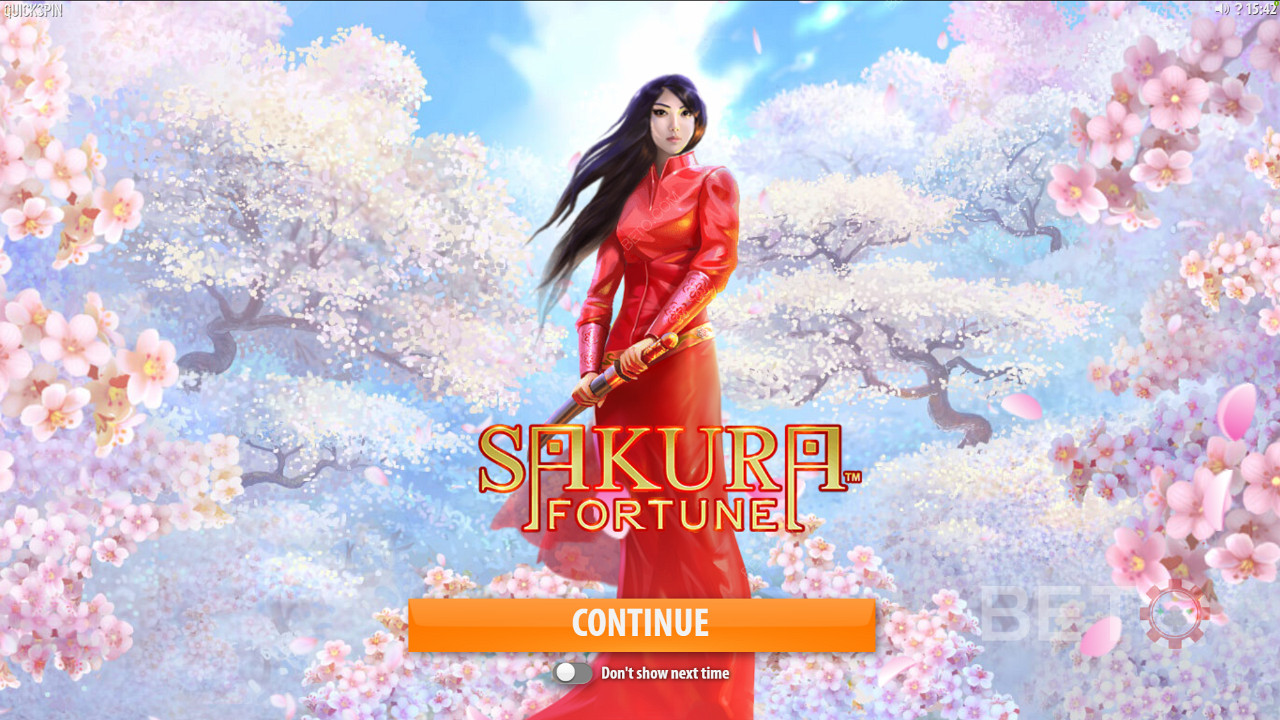 Sakura Fortune स्लॉट मशीन में शक्तिशाली राजकुमारी वाइल्ड का आनंद लें