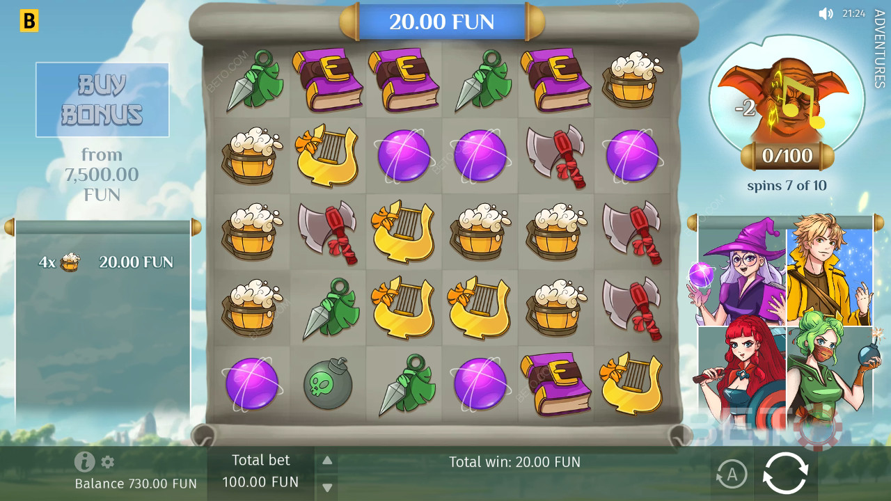 Adventures फ्री खेलें