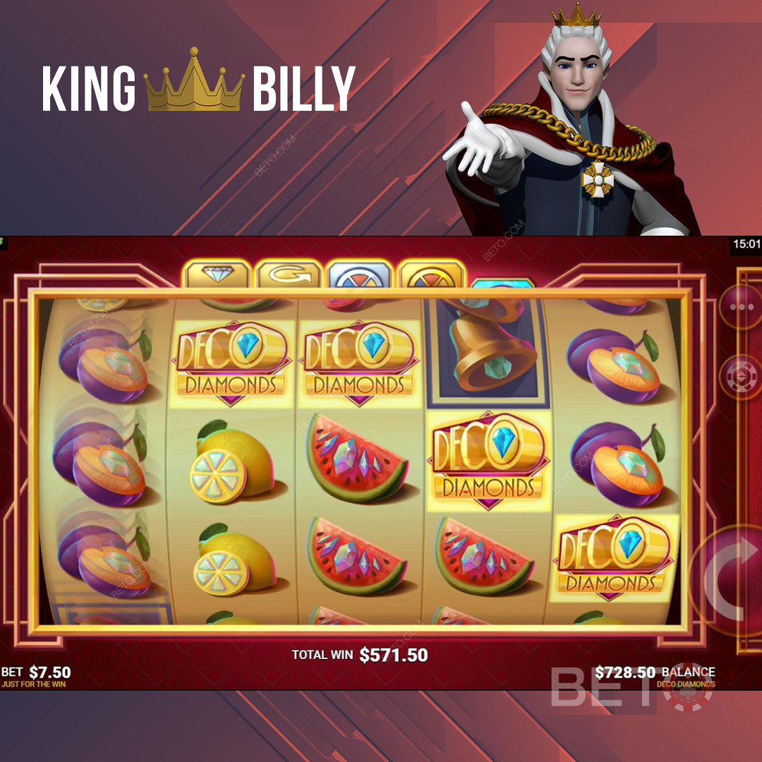 King Billy ऑनलाइन कैसीनो पर रोमांचक स्लॉट खेलें