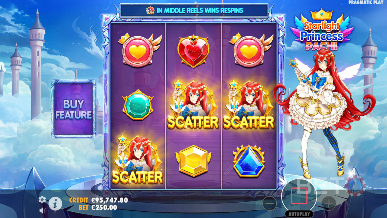 BETO स्लॉट्स द्वारा Starlight Princess पाची की समीक्षा