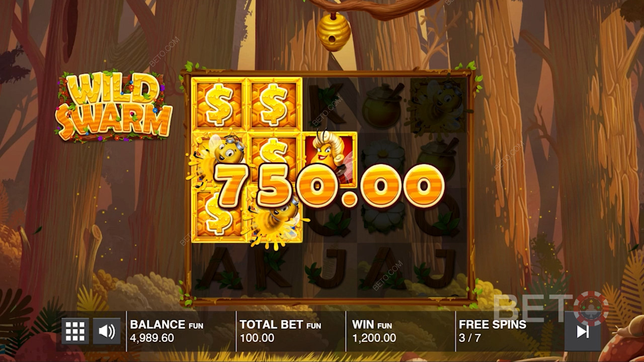 Wild Swarm स्लॉट में बड़ी जीत का आनंद लें