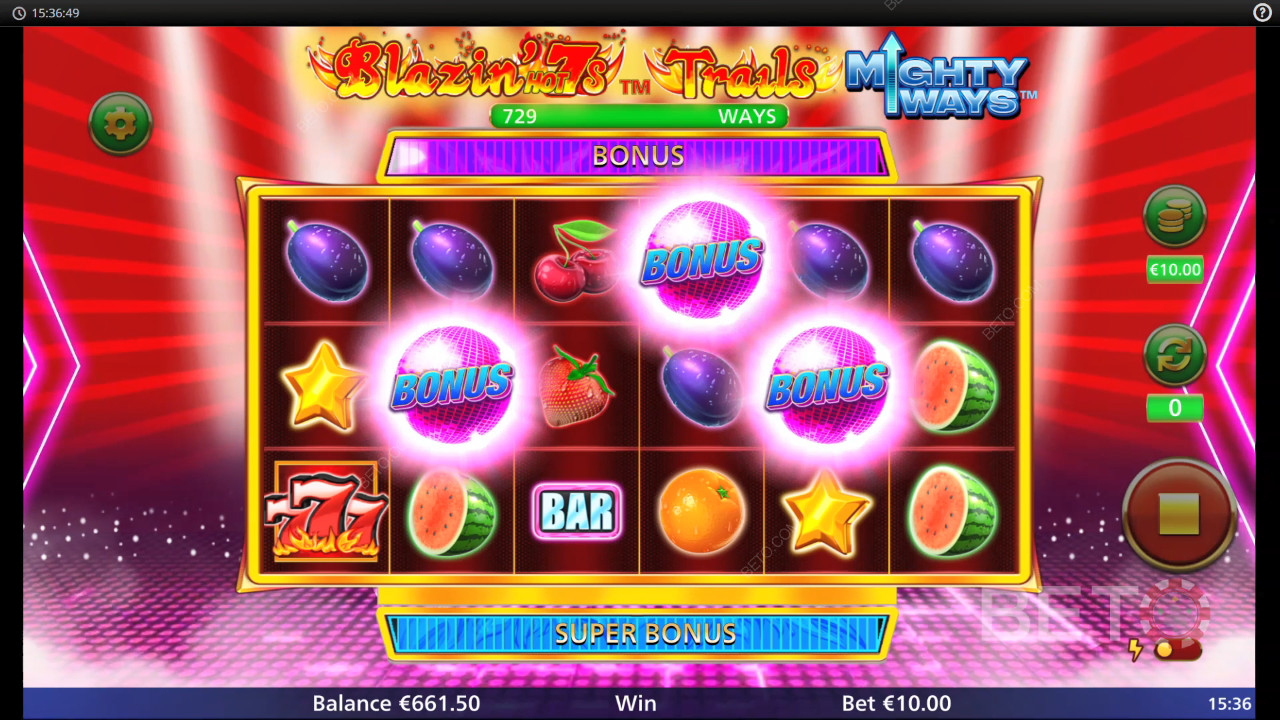 Blazin' Hot 7s Trails Mighty Ways फ्री खेलें