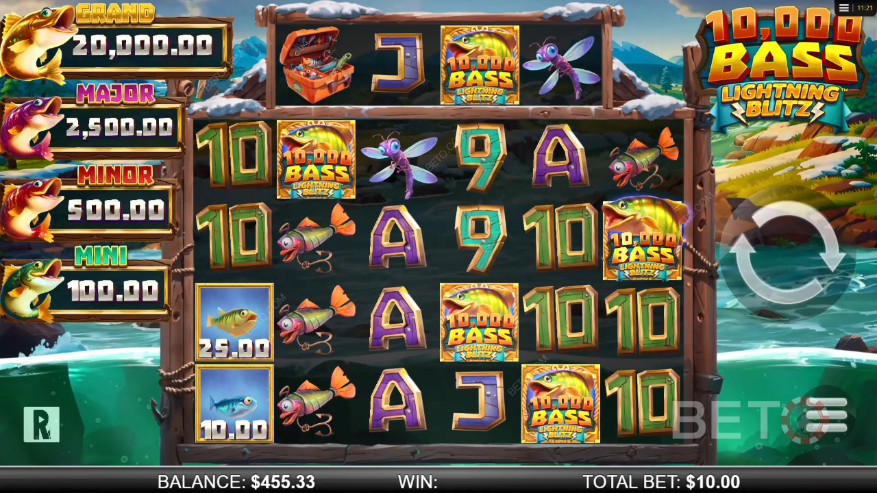 10,000 Big Bass Lightning Blitz फ्री खेलें