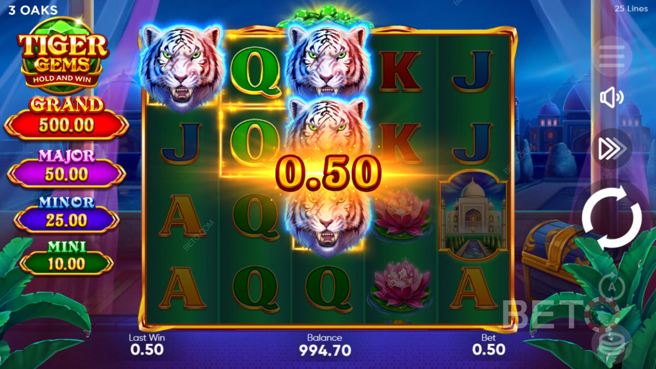 टाइगर जेम्स स्लॉट मशीन में अपनी शर्त का 1,560 गुना जीतें!