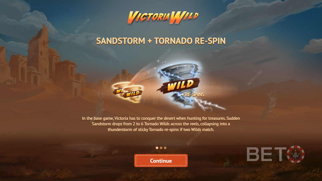 Victoria Wild स्लॉट में कई शक्तिशाली सुविधाओं का आनंद लें