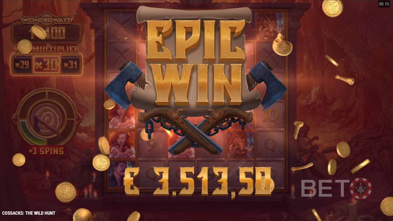 बेस स्लॉट में भी भारी जीत हासिल करें - द वाइल्ड हंट कॉसैक्स स्लॉट