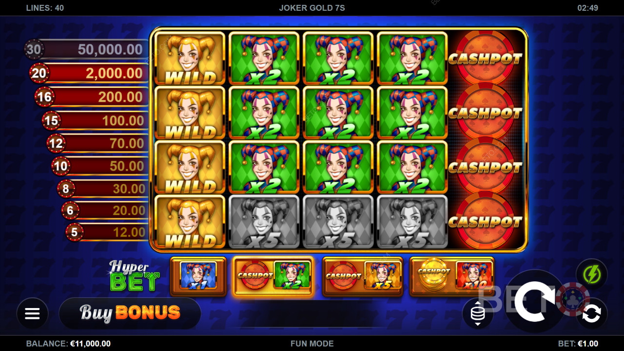 Kalamba Games का जोकर गोल्ड 7s कैसे खेलें?