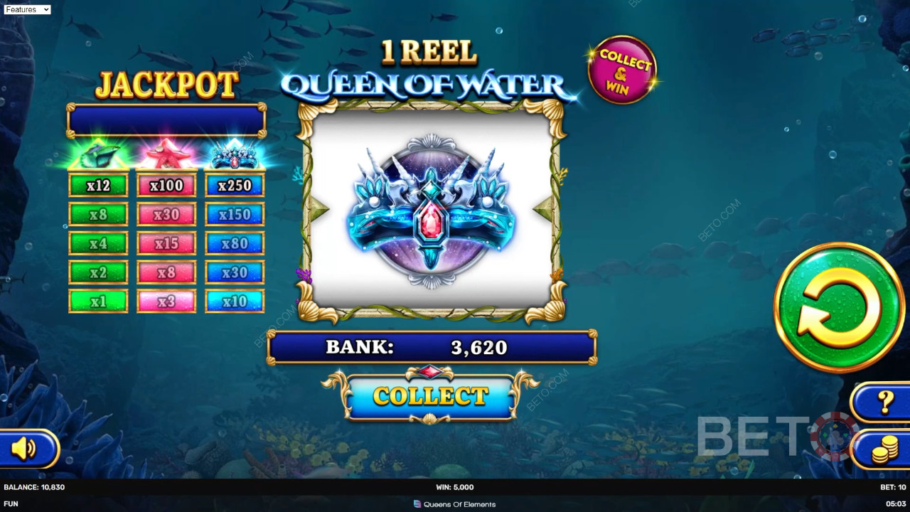 1 Reel Queen of Water फ्री खेलें