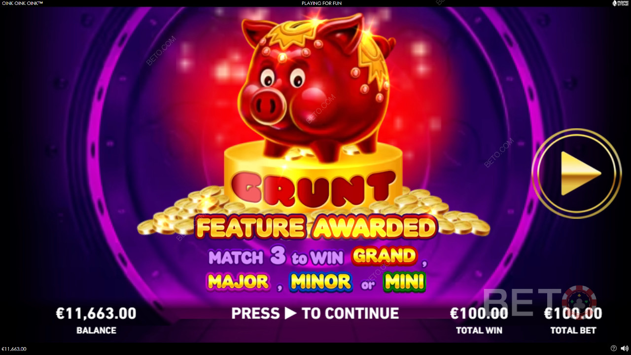 Rarestone Gaming द्वारा ओइंक ओइंक ओइंक में बोनस सुविधाओं की व्याख्या