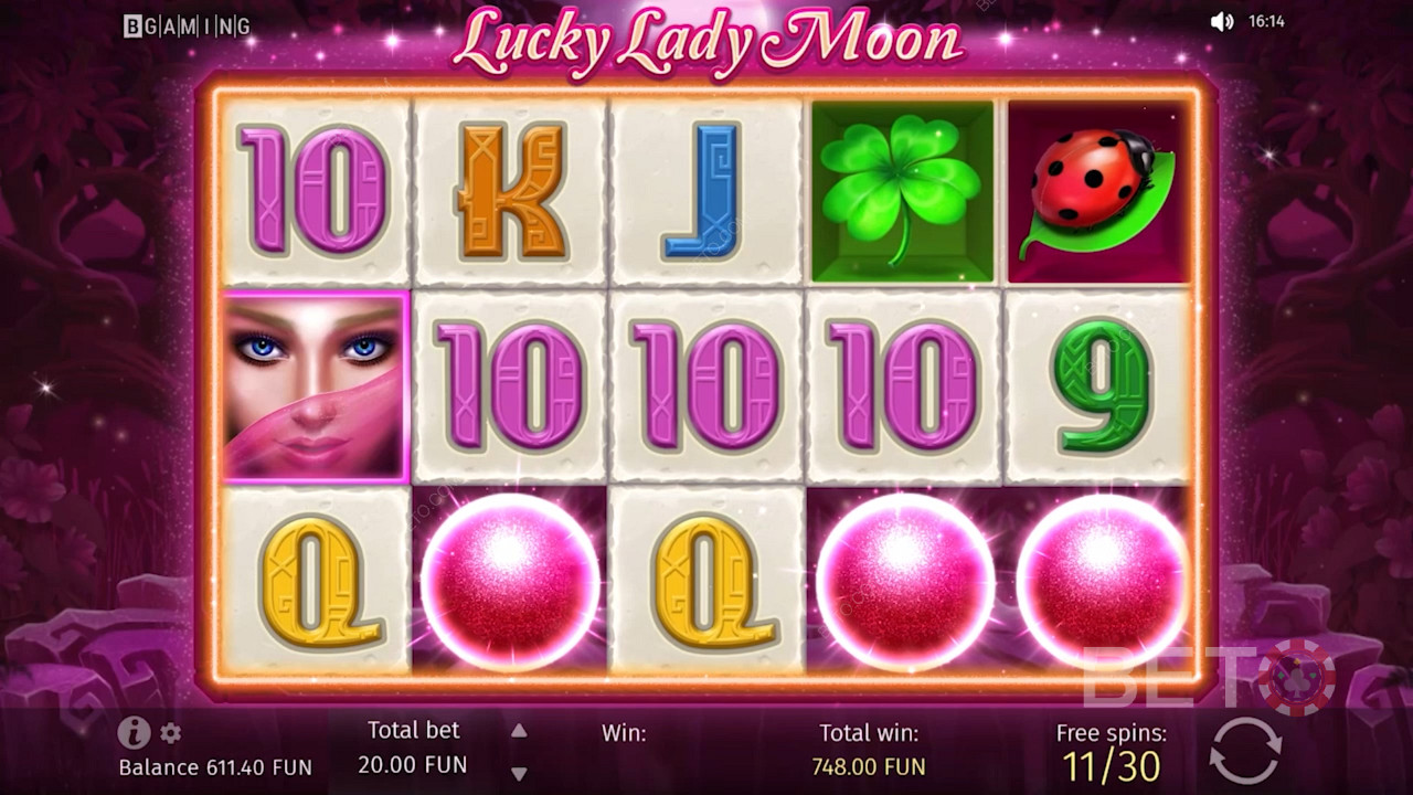 Lucky Lady Moon स्लॉट अधिकांश शुरुआती लोगों के लिए सरल और समझने में आसान है