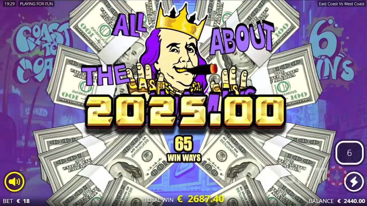 East Coast vs West Coast स्लॉट मशीन में पागल जीत का आनंद लें