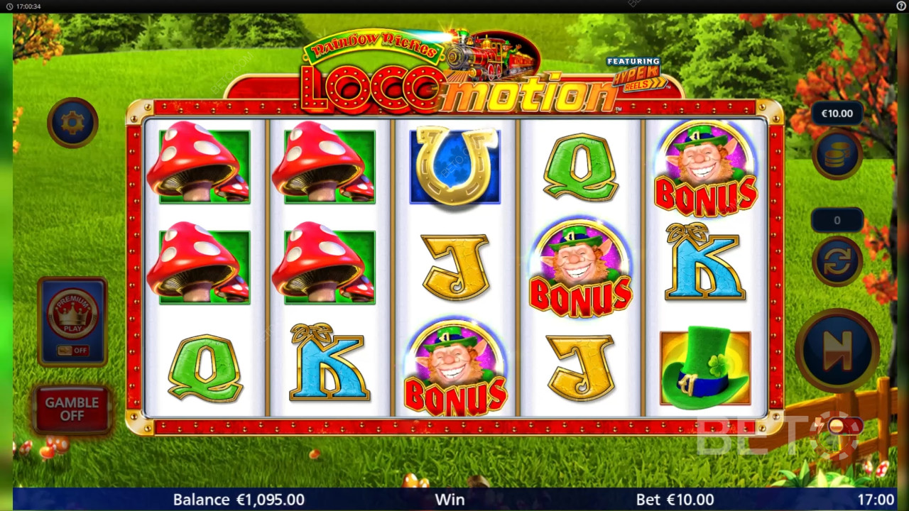 लाइट एंड वंडर द्वारा Rainbow Riches लोकोमोशन में बोनस सुविधाओं की व्याख्या