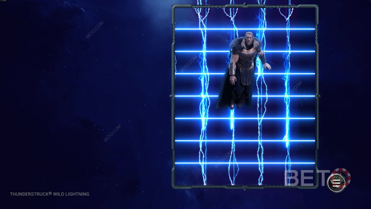 Thunderstruck Wild Lightning स्लॉट में लिंक एंड विन सुविधा में विस्तारित पंक्तियों का आनंद लें