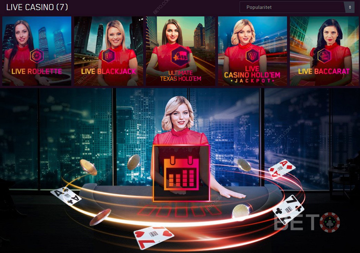 Maria Casino में लाइव डीलर गेम खेलें। लाइव गेम ऑनलाइन भविष्य है।