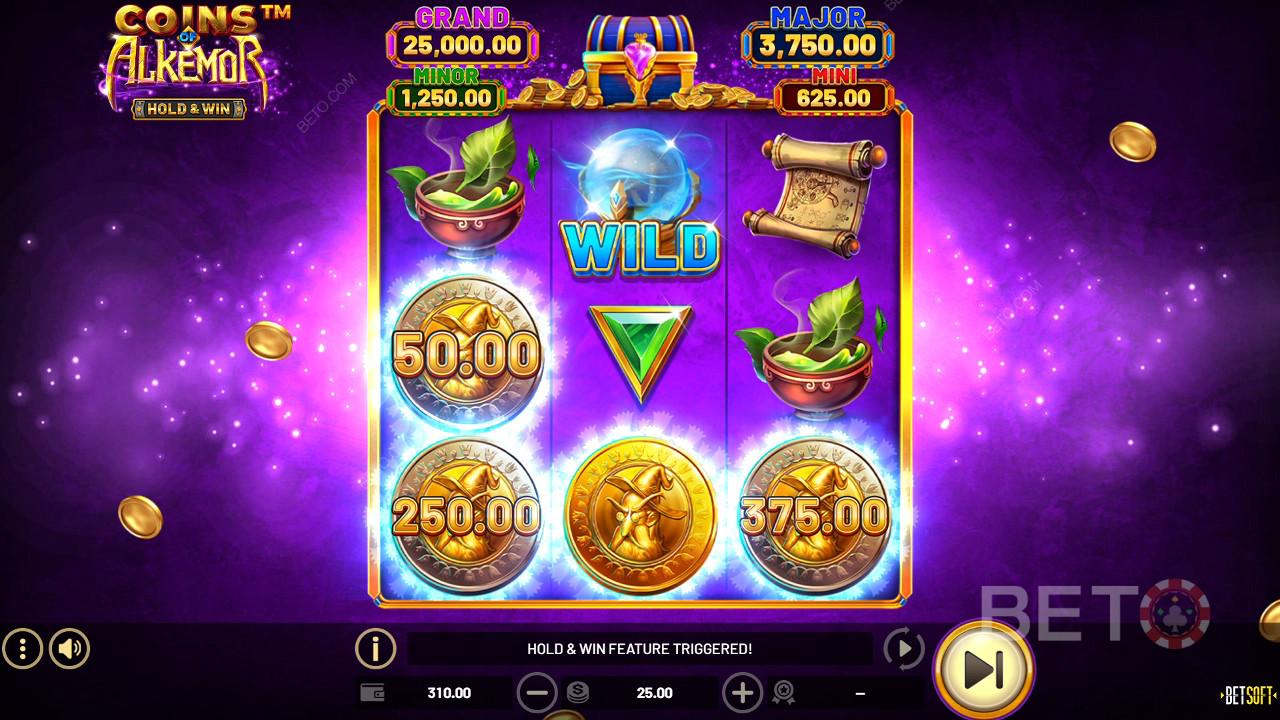 Coins of Alkemor – Hold & Win फ्री खेलें