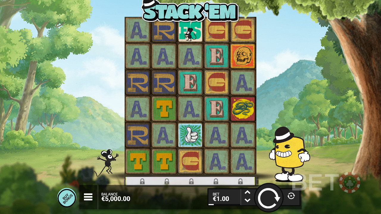Stack Em - न्यूनतम वीडियो स्लॉट