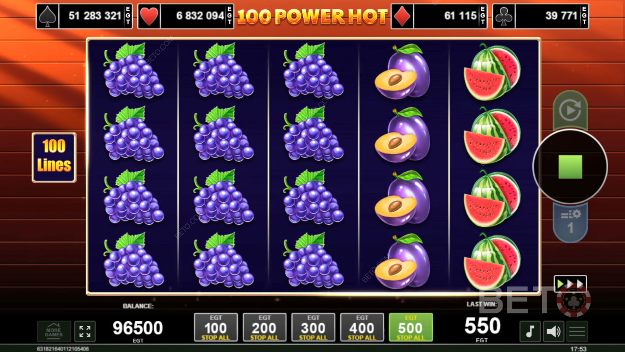 100 Power Hot फ्री खेलें