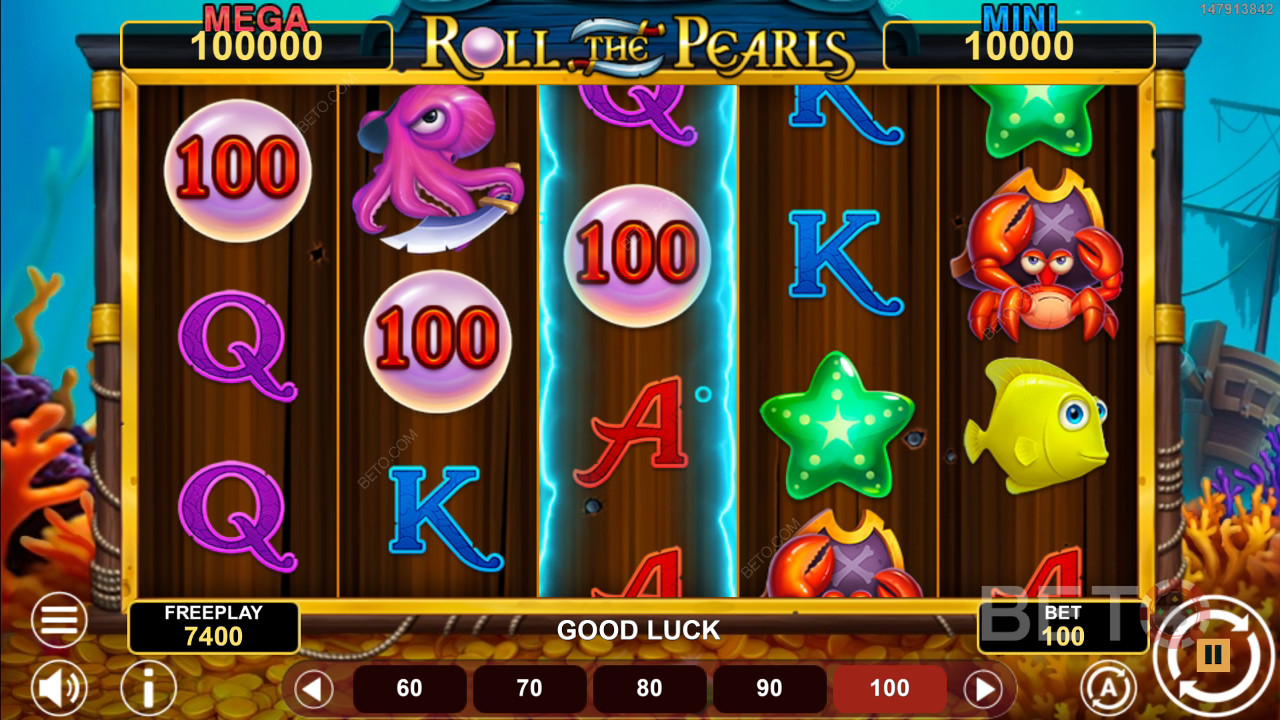 BETO स्लॉट्स द्वारा रोल द पर्ल्स होल्ड एंड विन की समीक्षा