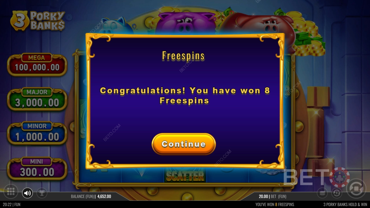 Iron Dog Studio द्वारा 3 पोर्की बैंक्स में बोनस सुविधाओं की व्याख्या