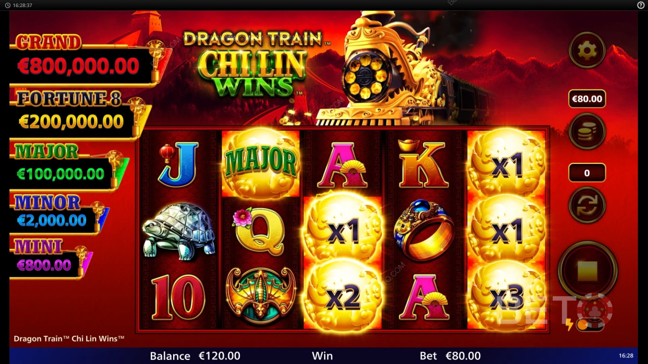 Dragon Train Chi Lin Wins फ्री खेलें