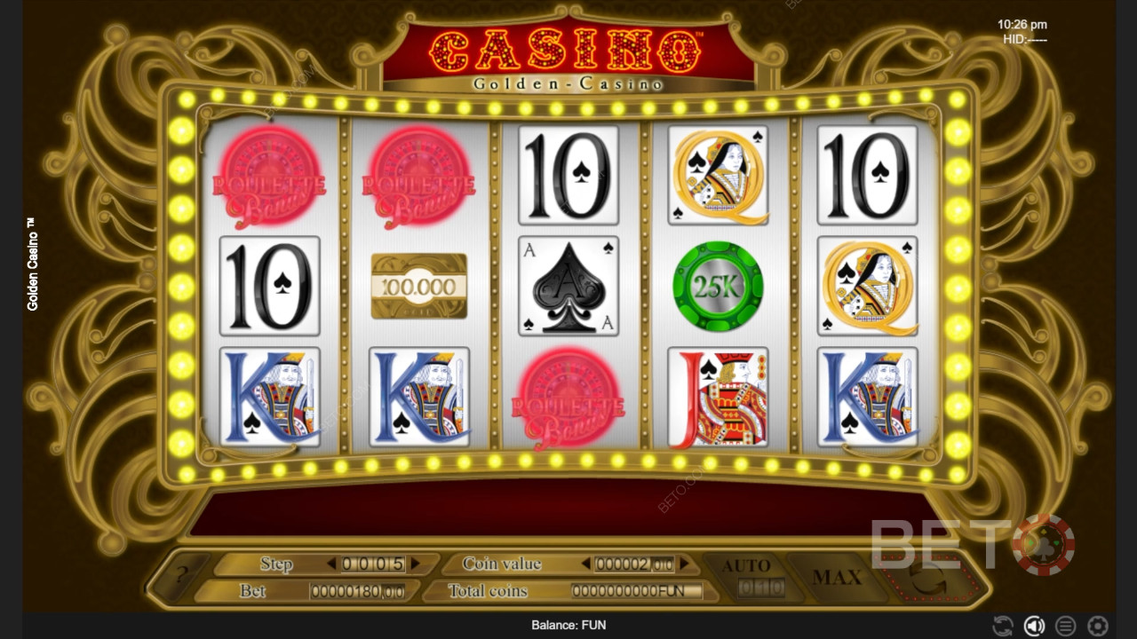 Golden Casino फ्री खेलें