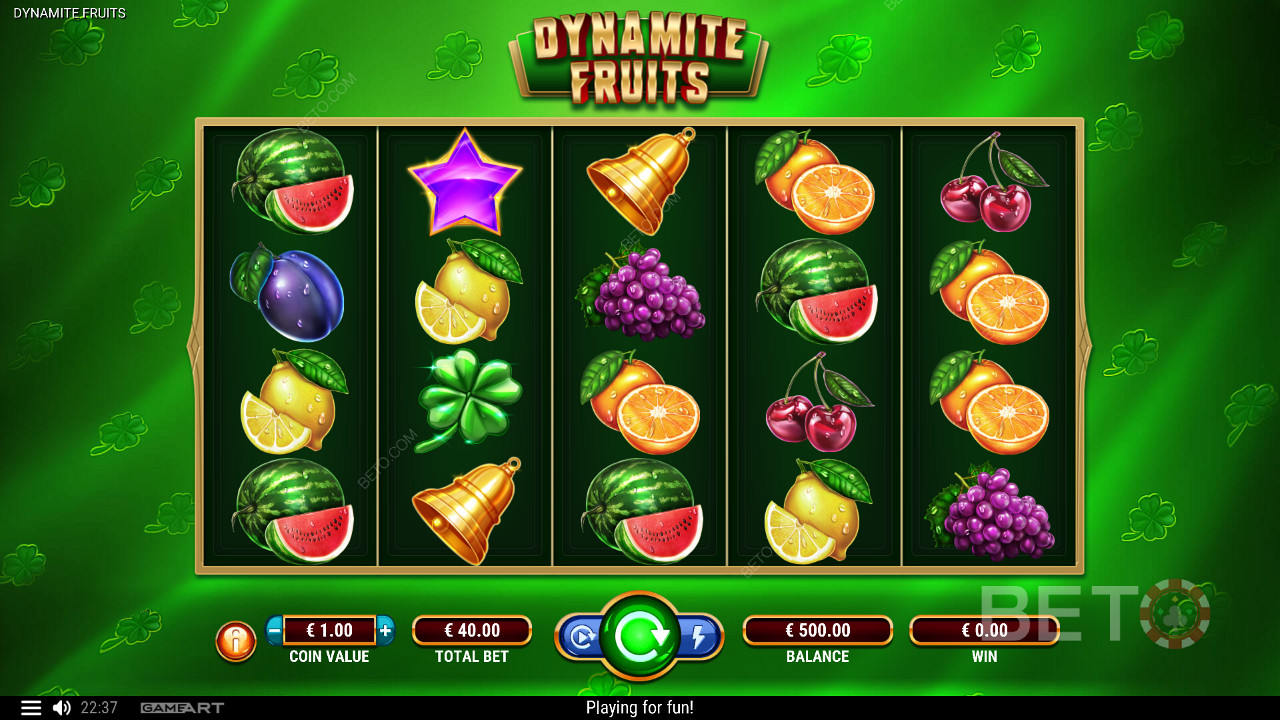 Dynamite Fruits में मुंह में पानी ला देने वाले फल