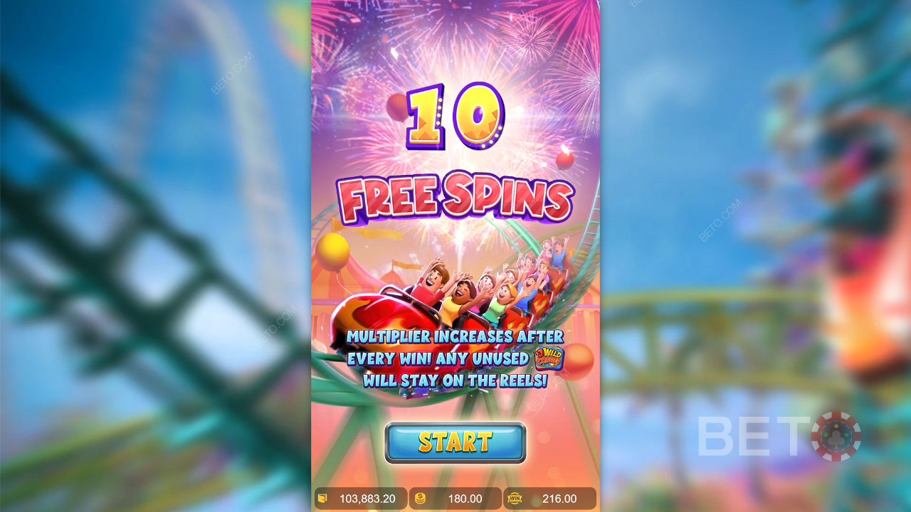 PG Soft द्वारा वाइल्ड कोस्टर में बोनस सुविधाओं की व्याख्या