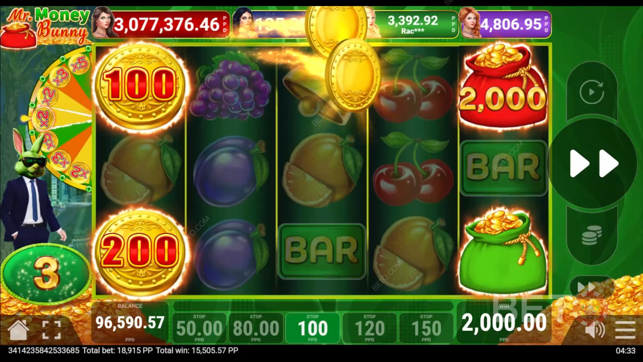 मनी बनी वीडियो स्लॉट में अपनी शर्त का 3,500 गुना जीतें!