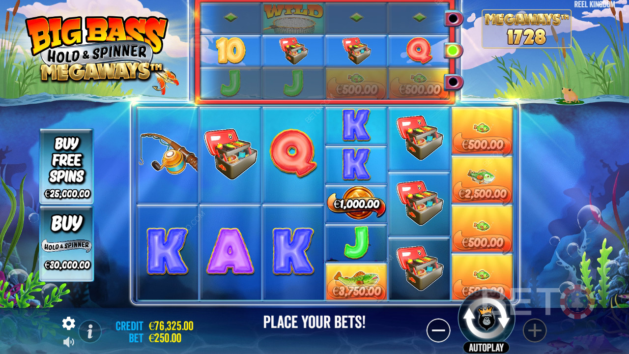 Reel Kingdom द्वारा बिग बेस होल्ड और स्पिनर मेगावेज़ में बोनस सुविधाओं की व्याख्या