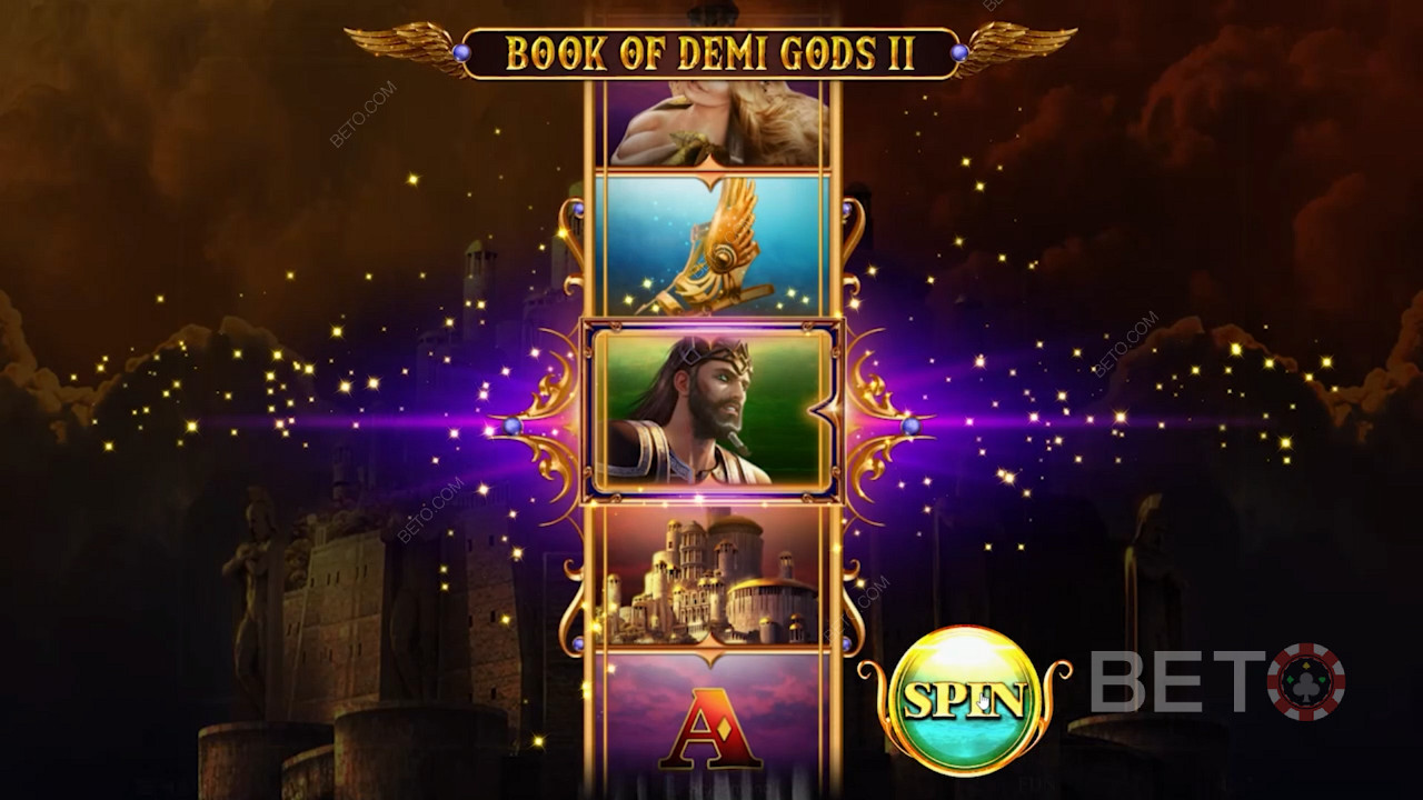 Book Of Demi Gods 2 में विस्तारित प्रतीक का चयन करना