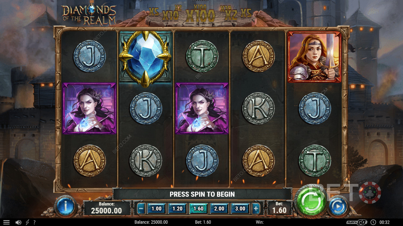 Diamonds of the Realm फ्री खेलें