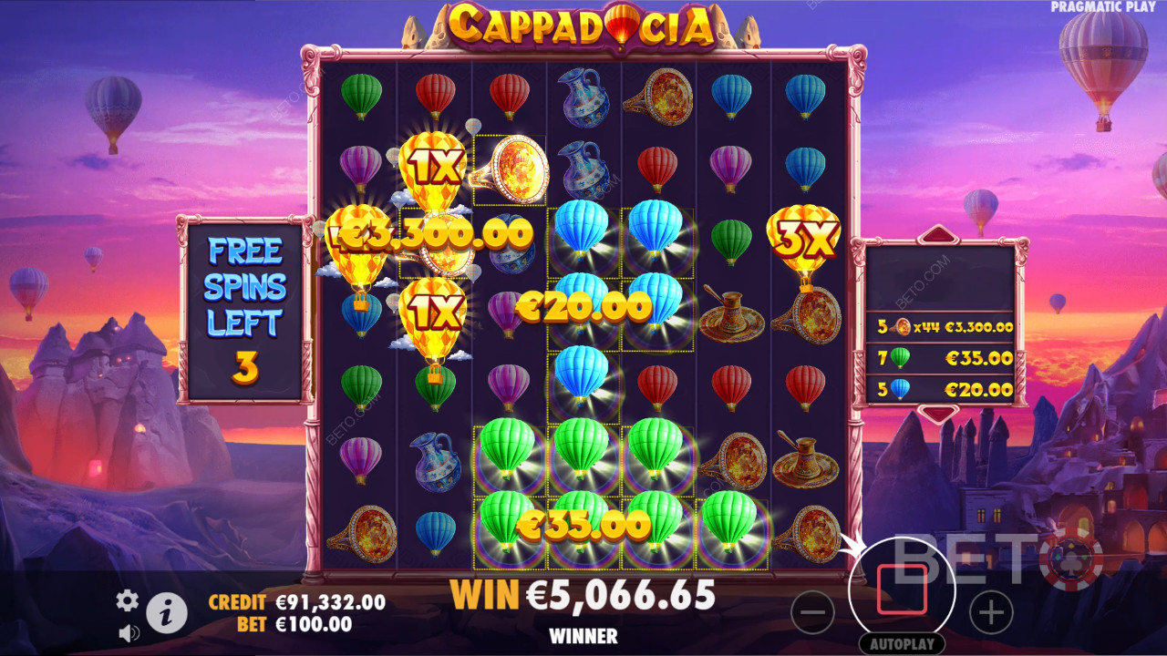 Cappadocia (Pragmatic Play) फ्री खेलें