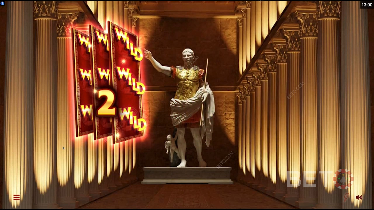 Augustus में कुछ निःशुल्क स्पिन जीतना