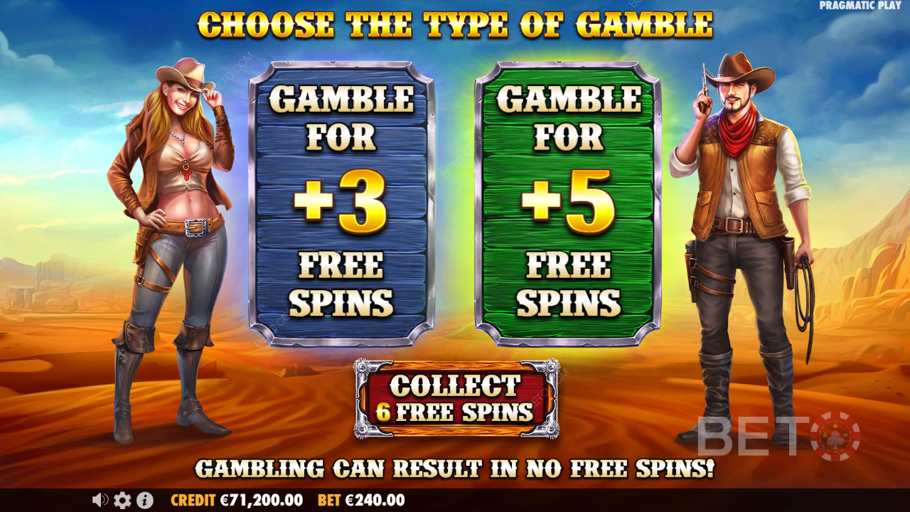 Mustang Gold मेगावेज़ वीडियो स्लॉट में अपनी शर्त का 5,000 गुना जीतें!