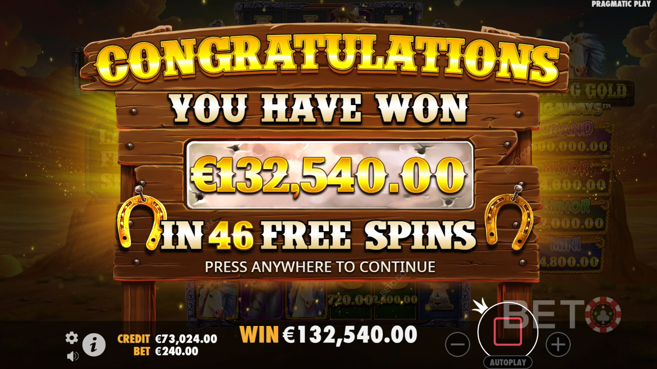 Pragmatic Play द्वारा Mustang Gold मेगावेज़ में बोनस सुविधाओं की व्याख्या