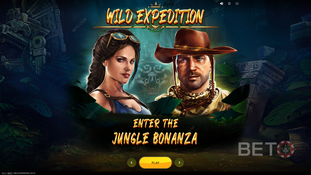 Wild Expedition स्लॉट में निक और कैरा के साथ भाग्य की तलाश में उनके अगले साहसिक कार्य में शामिल हों