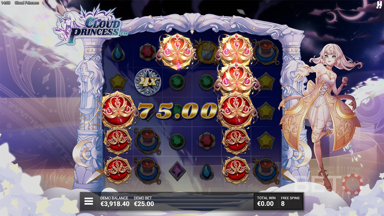 BETO स्लॉट्स द्वारा क्लाउड प्रिंसेस की समीक्षा