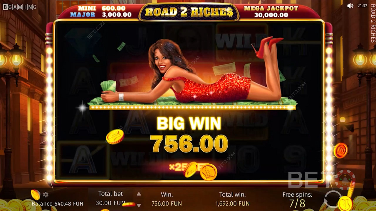 Road 2 Riches की शानदार जीत की संभावना